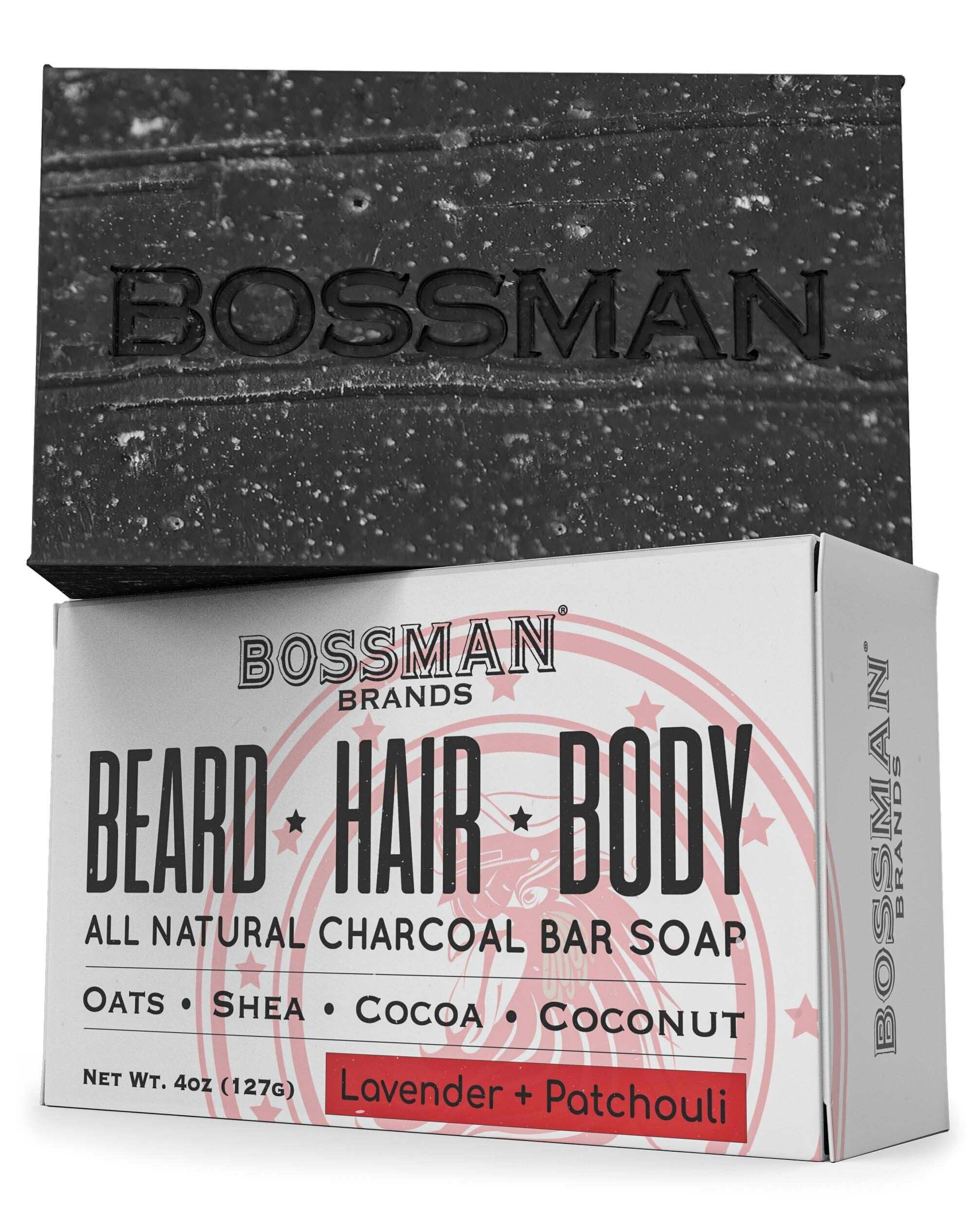 4 in 1 Exfoliating Beard, Hair & Body Soap - Image 3