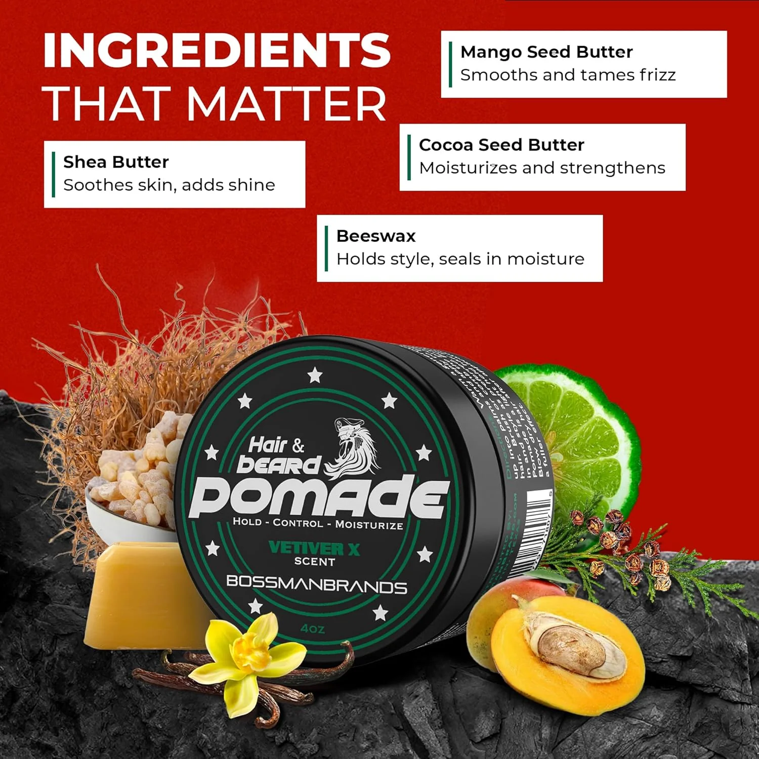 Hair & Beard Vetiver Pomade [Clearance - Final Sale] - Image 10